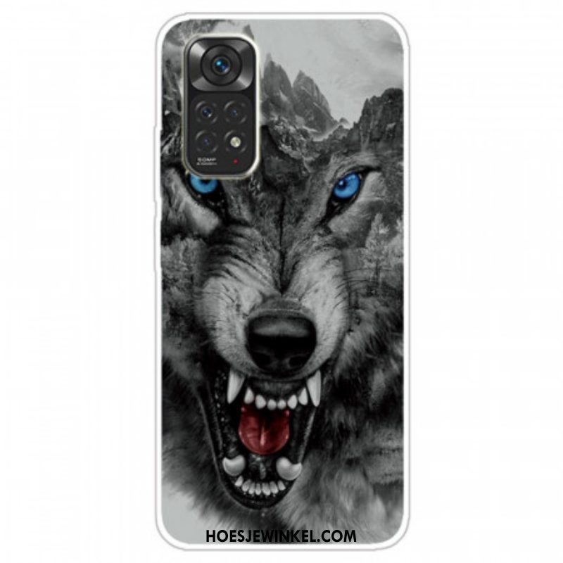 Hoesje voor Xiaomi Redmi Note 11 / 11S Woeste Wolf