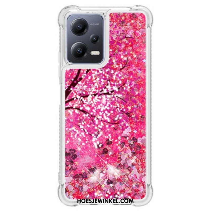 Hoesje voor Xiaomi Redmi Note 12 5G Glitter Boom