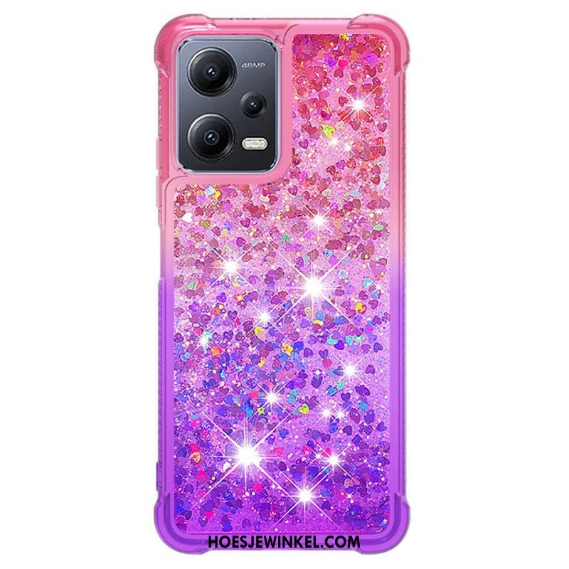 Hoesje voor Xiaomi Redmi Note 12 5G Kleur Pailletten