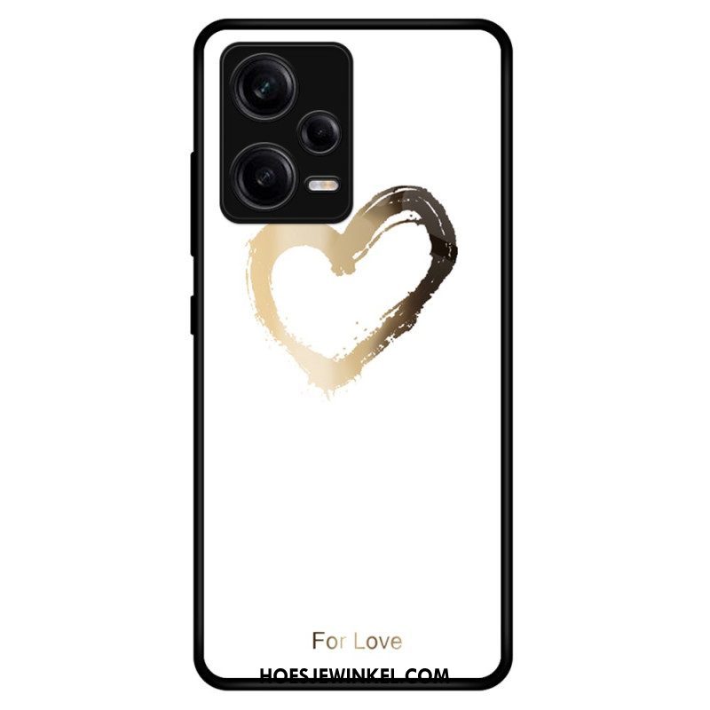 Hoesje voor Xiaomi Redmi Note 12 Pro Hart Van Gehard Glas