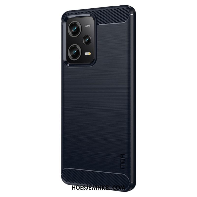 Hoesje voor Xiaomi Redmi Note 12 Pro Mofi Geborsteld Koolstofvezel