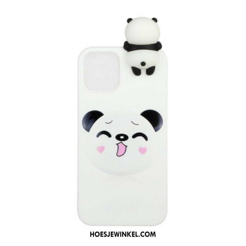 Hoesje voor iPhone 13 Pro Max Coole Panda 3d