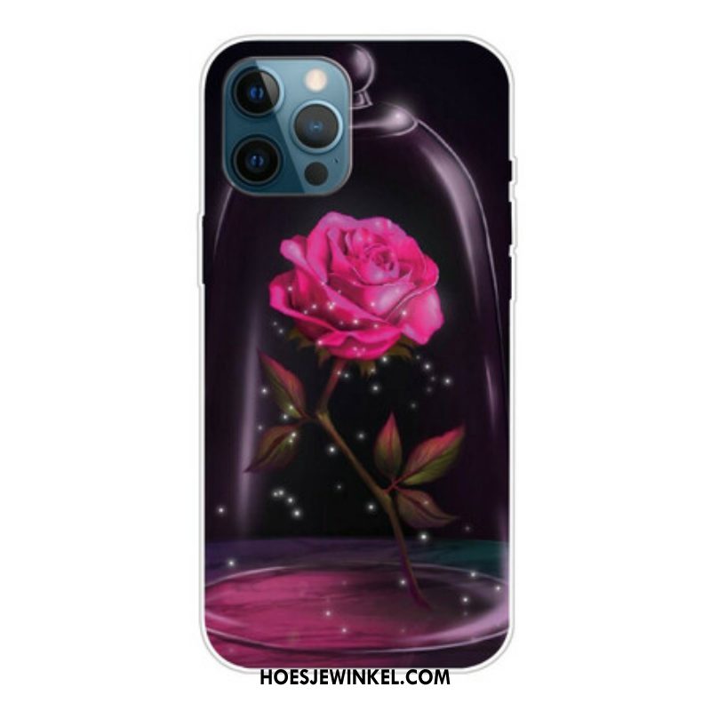 Hoesje voor iPhone 13 Pro Max Magisch Roze