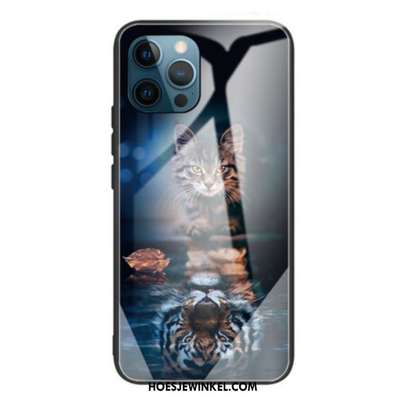 Hoesje voor iPhone 13 Pro Max Mijn Tijger Gehard Glas