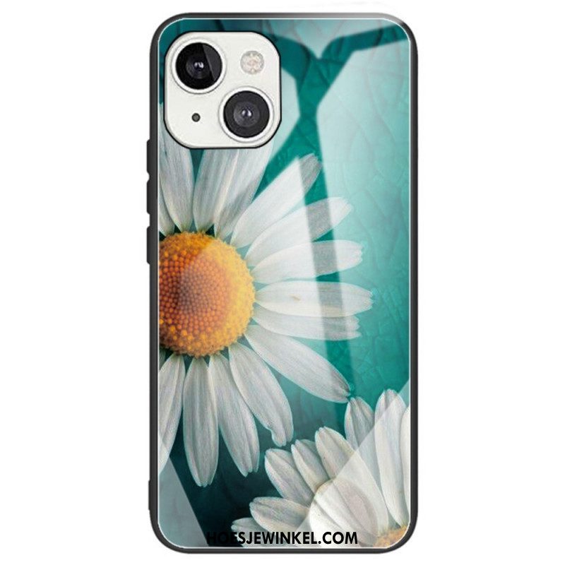 Hoesje voor iPhone 14 Bloemen Van Gehard Glas