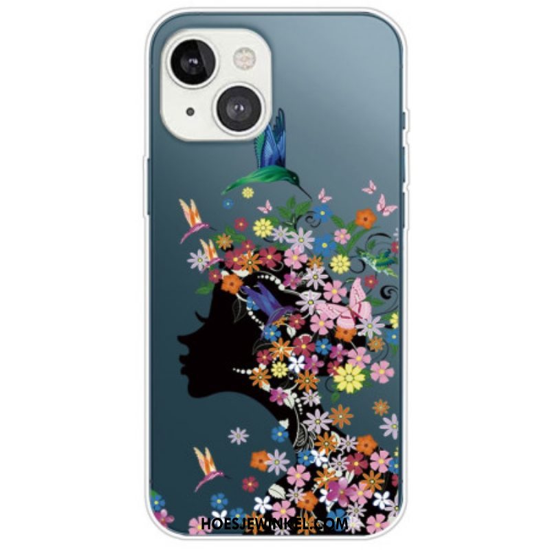 Hoesje voor iPhone 14 Plus Mooi Bloemhoofd