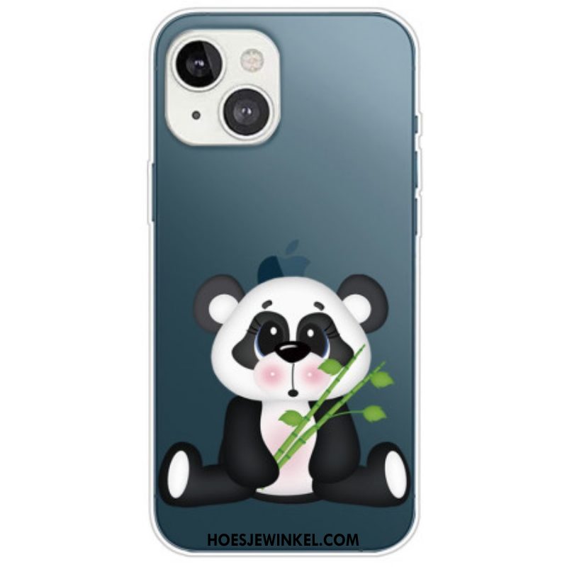 Hoesje voor iPhone 14 Plus Naadloze Trieste Panda