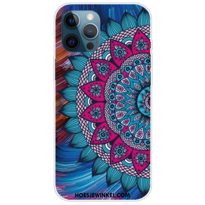 Hoesje voor iPhone 14 Pro Kleurrijke Mandala