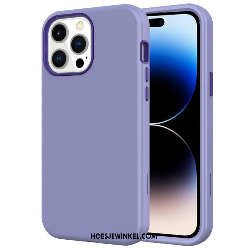 Hoesje voor iPhone 14 Pro Matte Afwerking Hybride