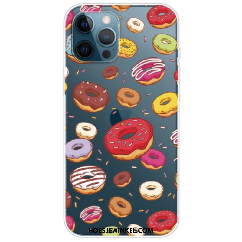 Hoesje voor iPhone 14 Pro Naadloze Donuts