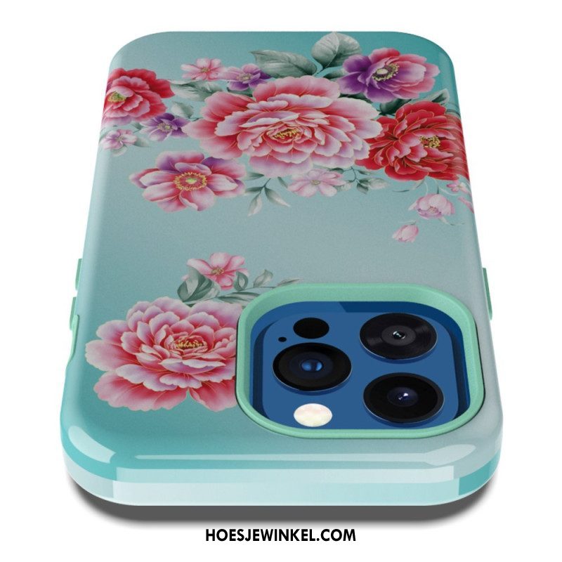 Hoesje voor iPhone 14 Pro Vintage Bloemen