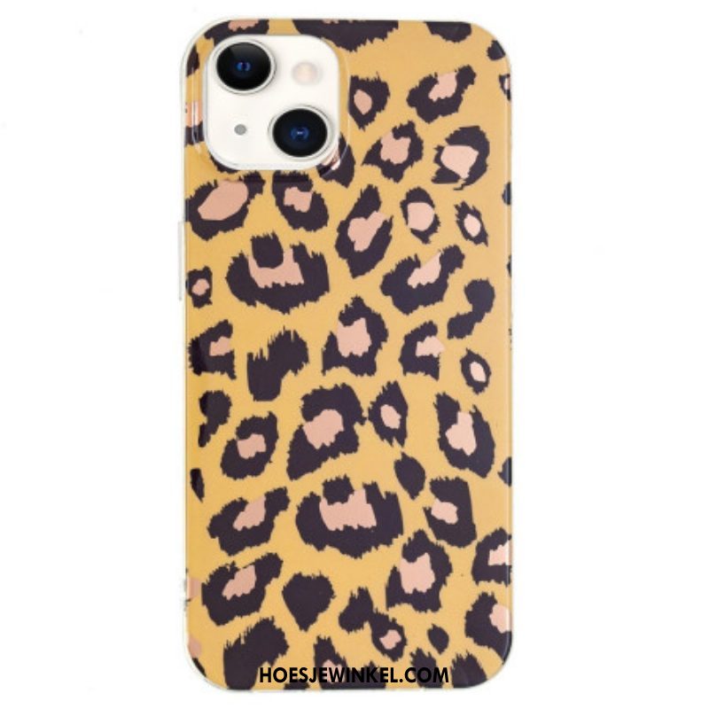 Hoesje voor iPhone 15 Plus Luipaard