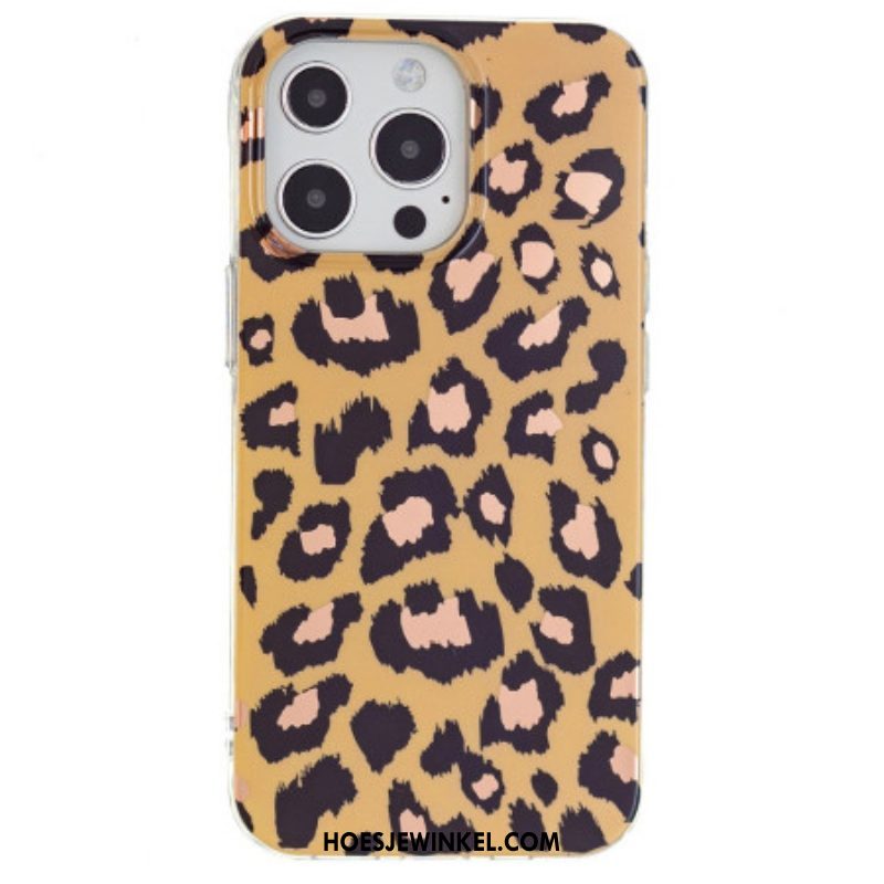 Hoesje voor iPhone 15 Pro Max Luipaardpatroon