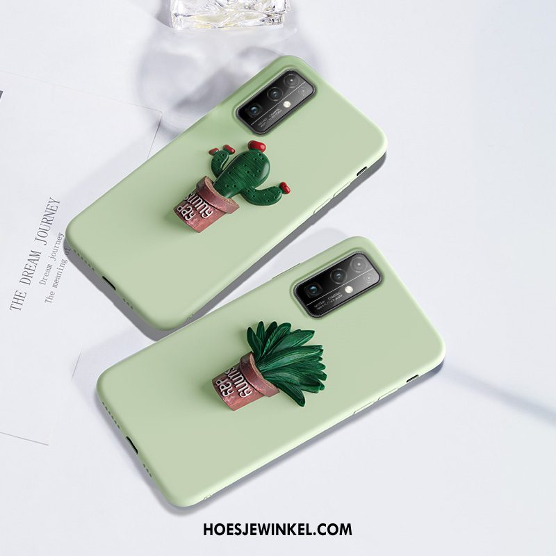 Honor 30 Hoesje Zacht Mobiele Telefoon All Inclusive, Honor 30 Hoesje Groen Plant