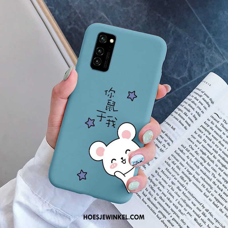 Honor 30 Pro Hoesje Hoes Rat Spotprent, Honor 30 Pro Hoesje Hart Bescherming