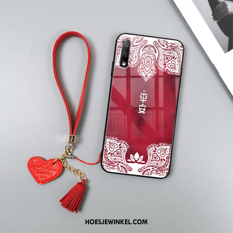 Honor 9x Hoesje All Inclusive Totem Chinese Stijl, Honor 9x Hoesje Rood Mobiele Telefoon