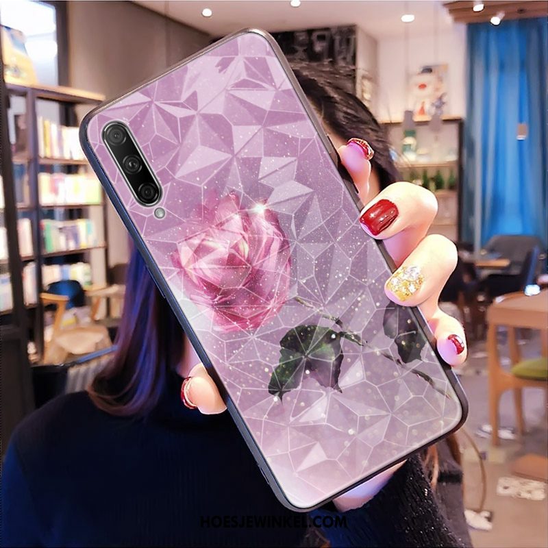 Honor 9x Pro Hoesje Ruit Bescherming Mobiele Telefoon, Honor 9x Pro Hoesje Hoes Purper