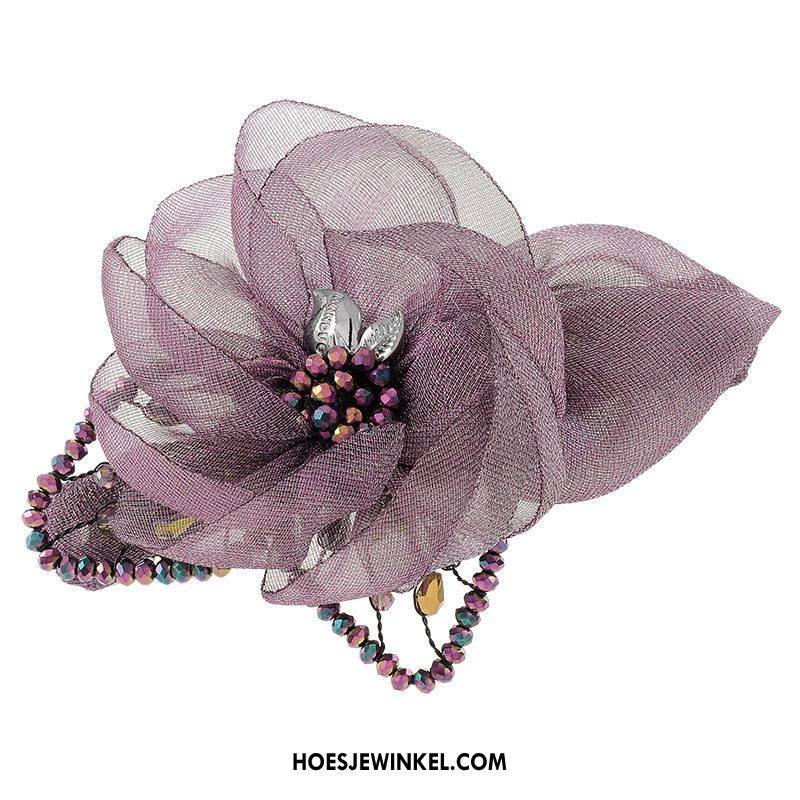 Hoofdtooi Bloemen Dames Groot Vrouwen Accessoires, Hoofdtooi Bloemen Haarspeld Veerklemmen