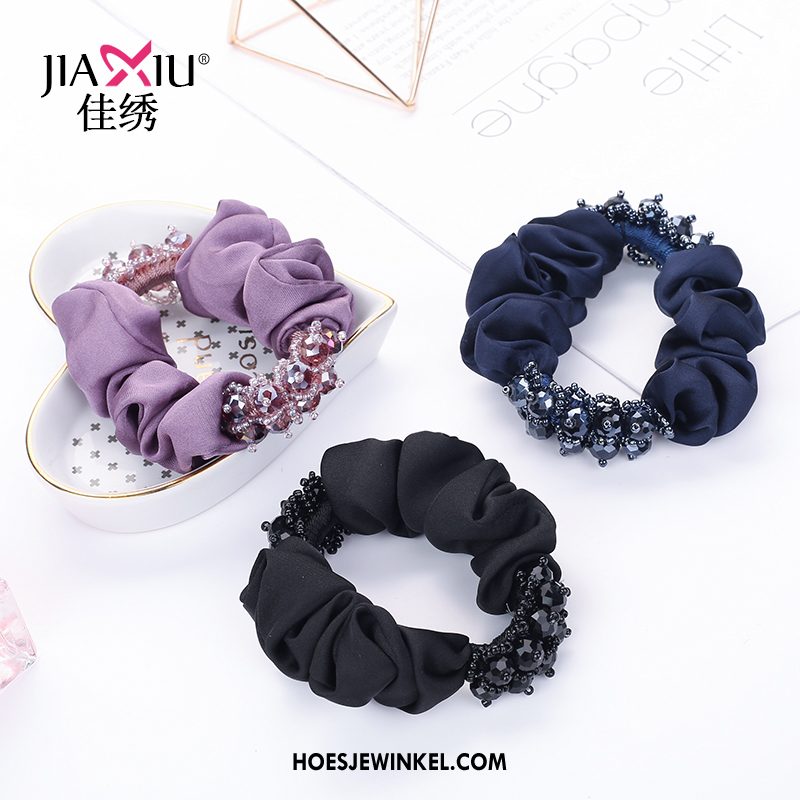 Hoofdtooi Bloemen Dames Haarring Leer Haarschijf, Hoofdtooi Bloemen Haaraccessoires Doek