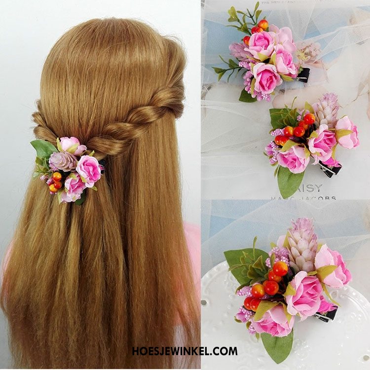 Hoofdtooi Bloemen Dames Haarspeld Vers Bloemen, Hoofdtooi Bloemen Mini Haaraccessoires