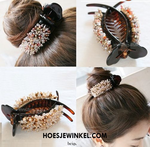 Hoofdtooi Bloemen Dames Kristal Hoofdtooi Vrouwen, Hoofdtooi Bloemen Haarring Klem