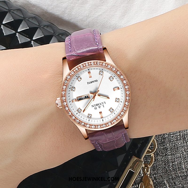 Horloges Dames Casual Student Waterdicht, Horloges Mode Nieuw