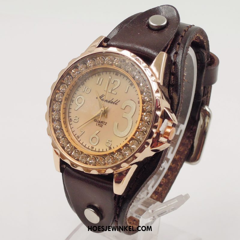 Horloges Dames Echte Vrouwen Waterdicht, Horloges Zuiver Student