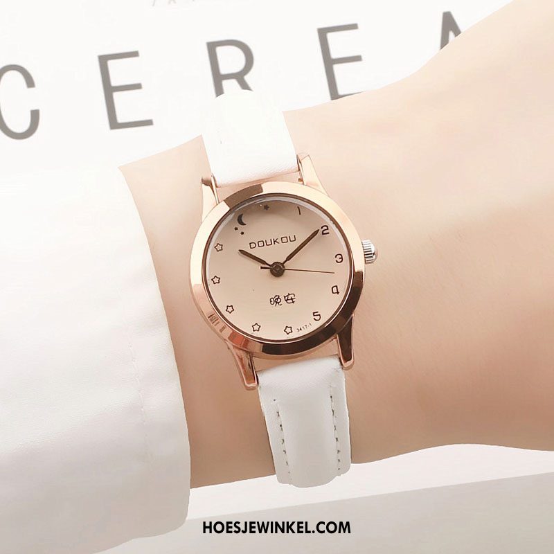 Horloges Dames Gemiddelde Quartz Horloge Nieuw, Horloges Kunst Eenvoudig