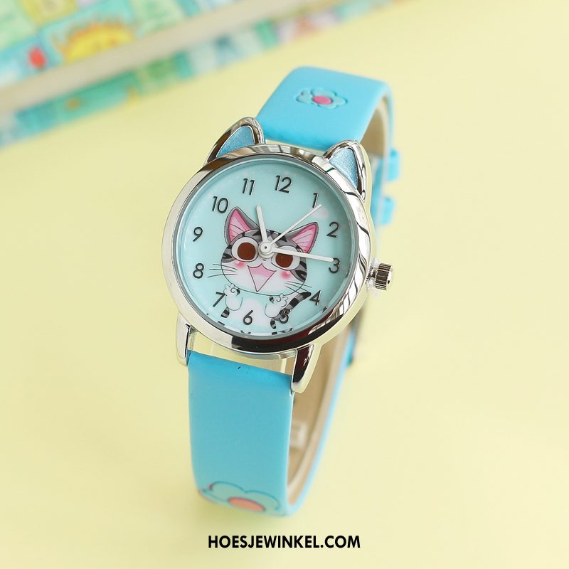 Horloges Dames Horloge Vers Cartoon, Horloges Student Waterdicht