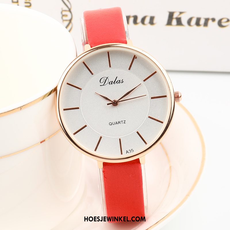 Horloges Dames Horlogeband Student Kunst, Horloges Trend Vrouwen