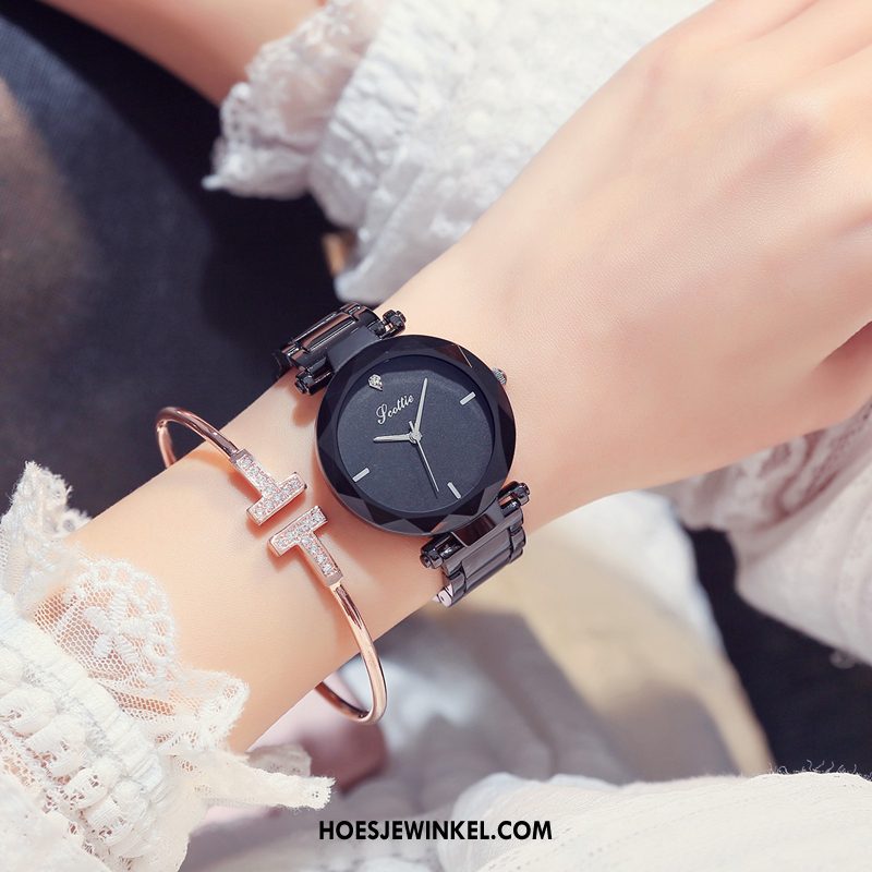 Horloges Dames Student Echte Mode, Horloges Casual Waterdicht