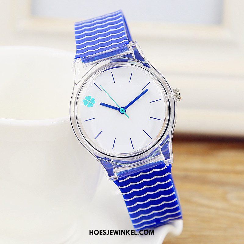 Horloges Dames Student Horloge Waterdicht, Horloges Kind Schattig