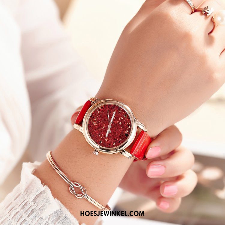 Horloges Dames Trend Eenvoudig Quartz Horloge, Horloges Elegante Student