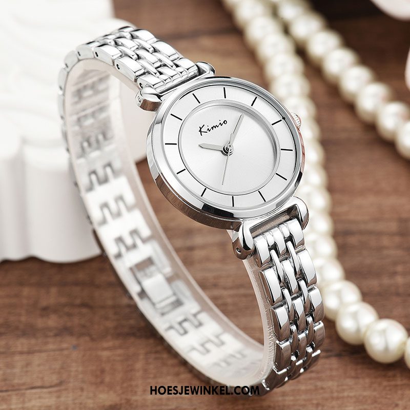 Horloges Dames Vrouwen Armbanden Horloge, Horloges Eenvoudig Elegante Gold Beige