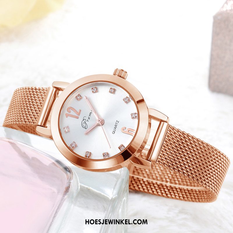 Horloges Dames Vrouwen Student Waterdicht, Horloges Mode Eenvoudig