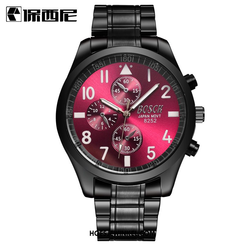 Horloges Heren Groot Horloge Waterdicht, Horloges Nieuw Riem Schwarz