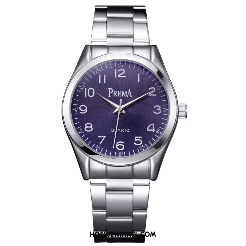 Horloges Heren Horloge Gemiddelde Vrouwen, Horloges Groot Lovers Blau