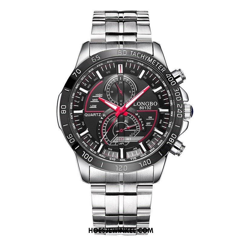 Horloges Heren Trend Waterdicht Mannen, Horloges Lichtende Nachtwolken Horloge Schwarz