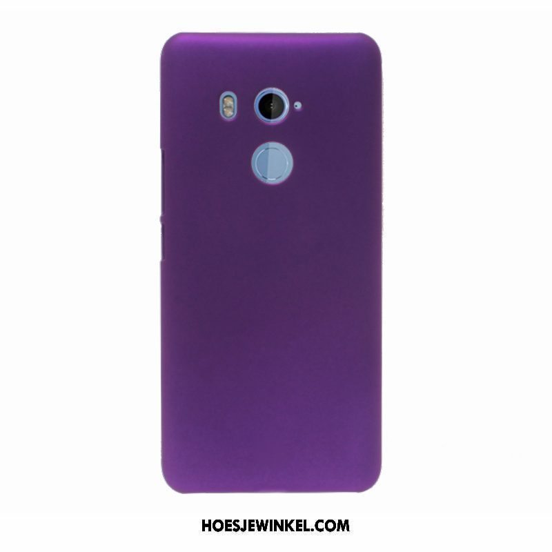 Htc U11+ Hoesje Purper Schrobben Hoes, Htc U11+ Hoesje Jeugd Hard