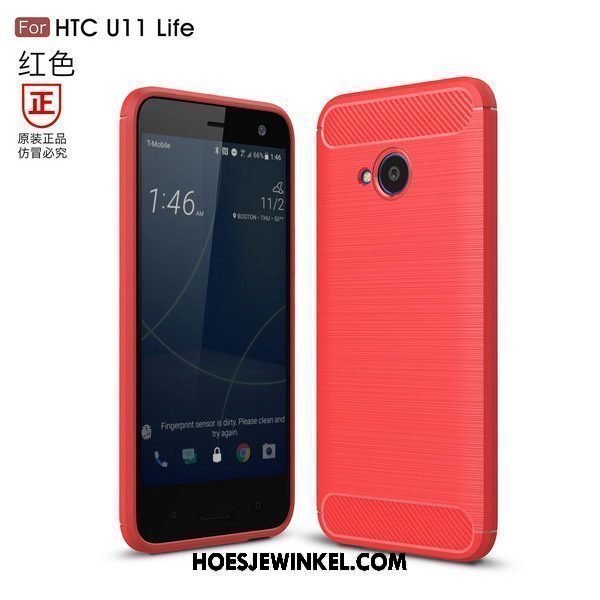 Htc U11 Life Hoesje Anti-fall Mobiele Telefoon Zacht, Htc U11 Life Hoesje Hoes Fiber