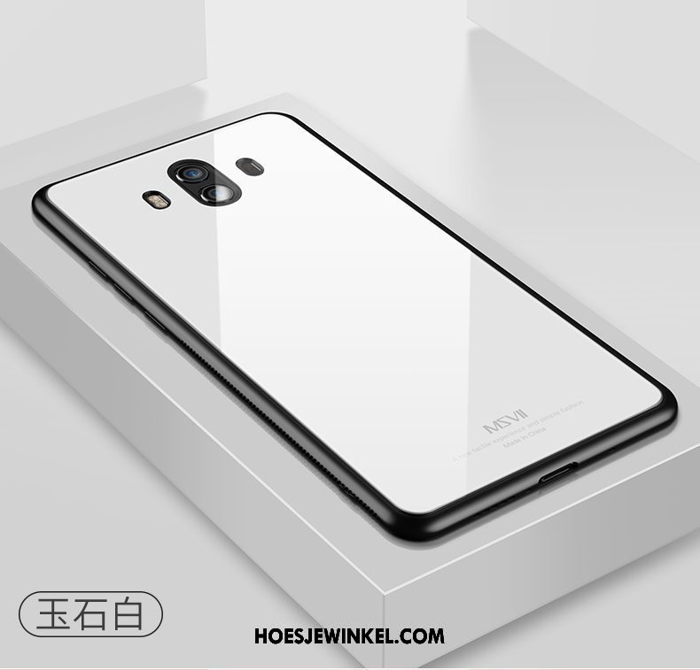 Huawei Mate 10 Hoesje Bescherming Achterklep Wit, Huawei Mate 10 Hoesje Hoes Eenvoudige