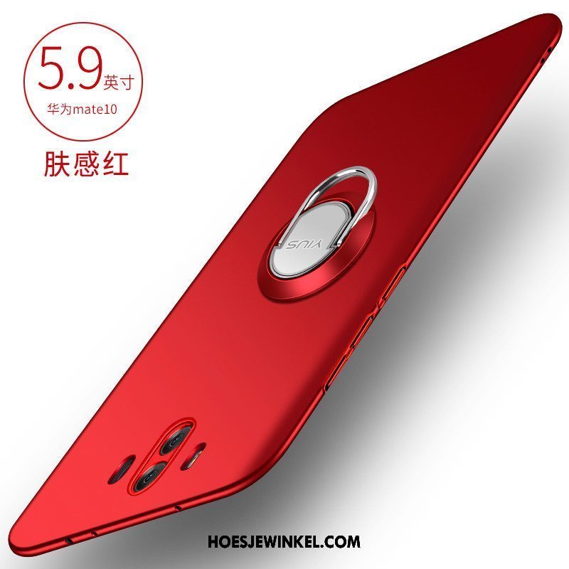 Huawei Mate 10 Hoesje Gesp Rood Mobiele Telefoon, Huawei Mate 10 Hoesje Bescherming Dun