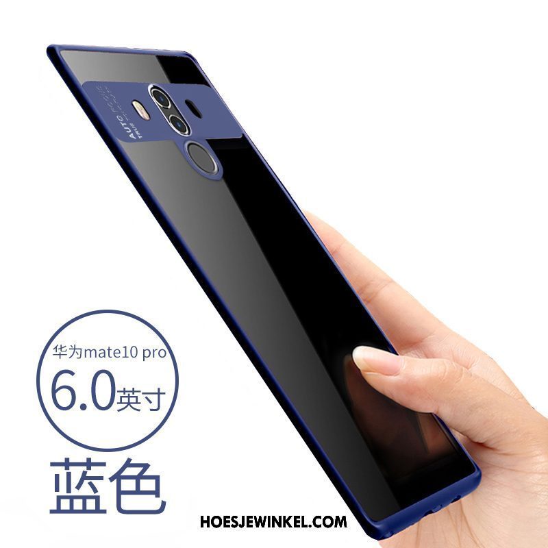 Huawei Mate 10 Pro Hoesje Blauw Anti-fall Doorzichtig, Huawei Mate 10 Pro Hoesje Mobiele Telefoon All Inclusive