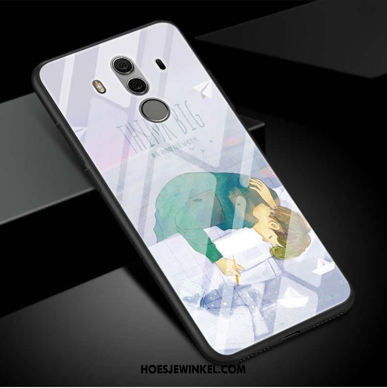 Huawei Mate 10 Pro Hoesje Mobiele Telefoon Hemming Hoes, Huawei Mate 10 Pro Hoesje Anti-fall Glas