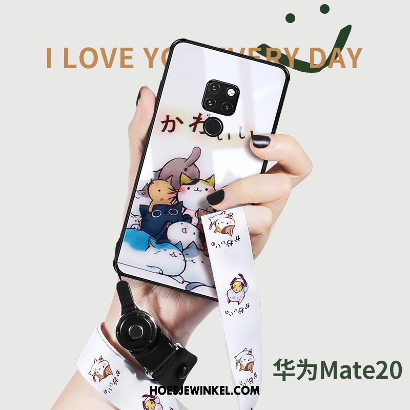 Huawei Mate 20 Hoesje All Inclusive Trend Scheppend, Huawei Mate 20 Hoesje Anti-fall Glas