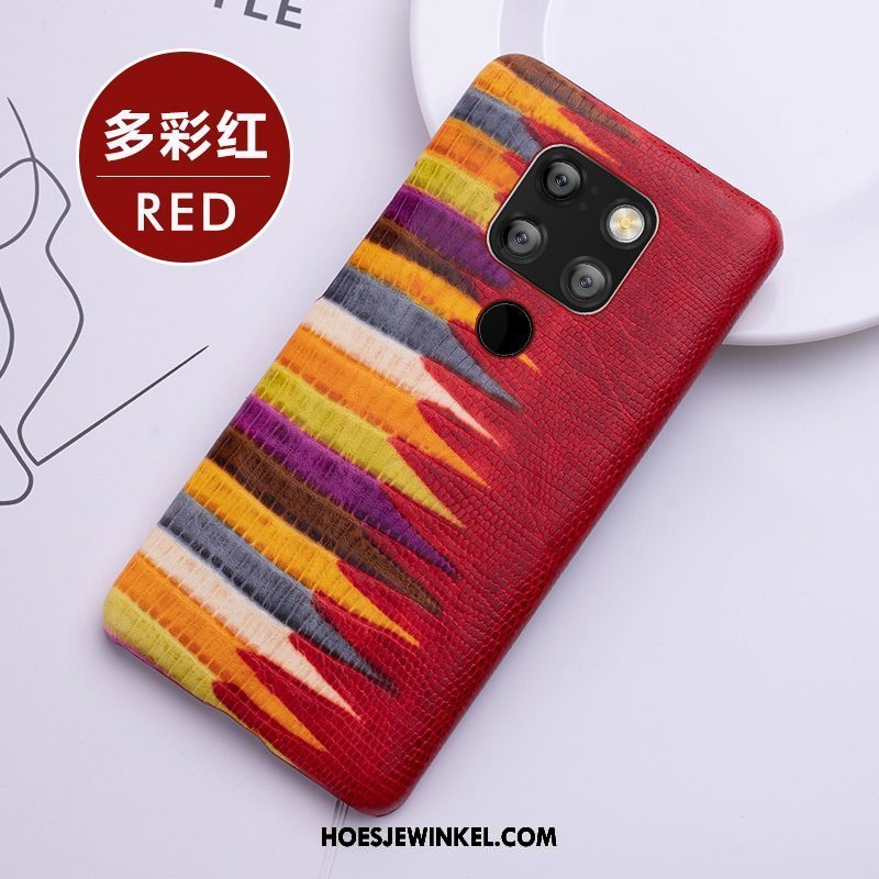 Huawei Mate 20 Hoesje Kwaliteit Mode Leer, Huawei Mate 20 Hoesje Bescherming Trendy Merk