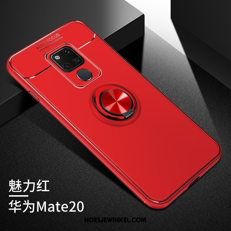 Huawei Mate 20 Hoesje Siliconen Nieuw Rood, Huawei Mate 20 Hoesje Mobiele Telefoon Bescherming