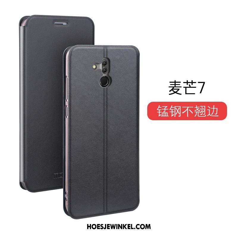 Huawei Mate 20 Lite Hoesje All Inclusive Mobiele Telefoon Leren Etui, Huawei Mate 20 Lite Hoesje Lichte En Dun Bescherming