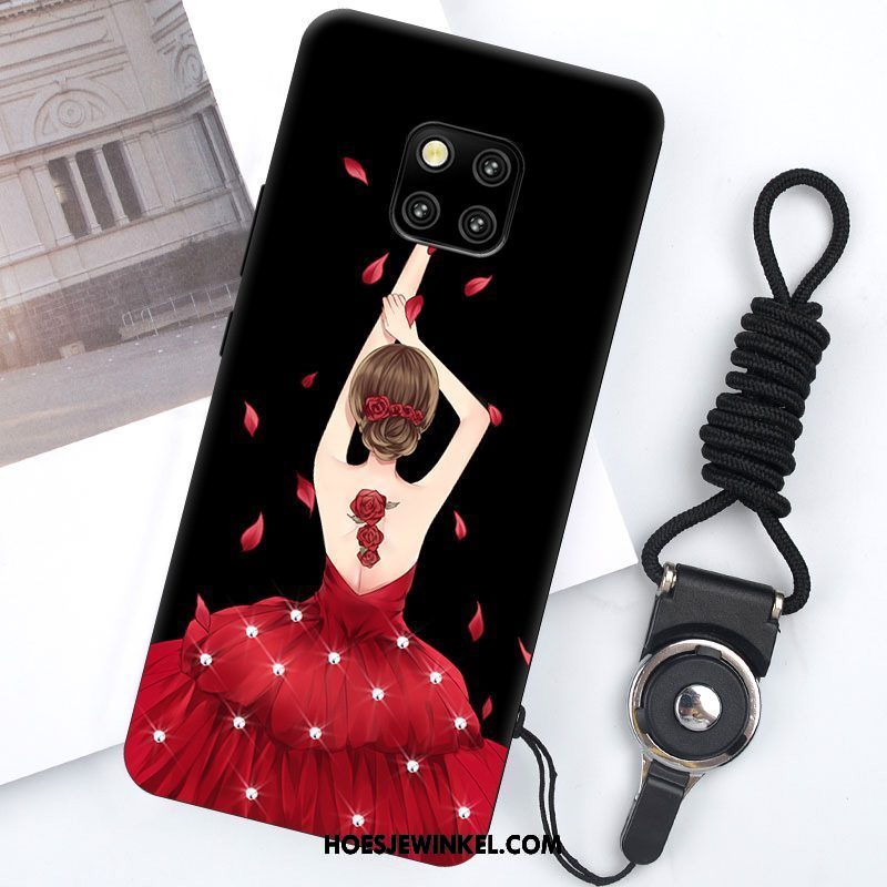 Huawei Mate 20 Pro Hoesje All Inclusive Mobiele Telefoon Dun, Huawei Mate 20 Pro Hoesje Zwart Hanger