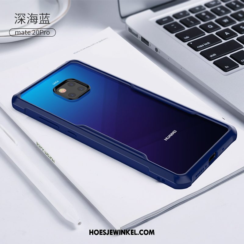 Huawei Mate 20 Pro Hoesje Lichte En Dun Hoes Siliconen, Huawei Mate 20 Pro Hoesje Gasbag Doorzichtig